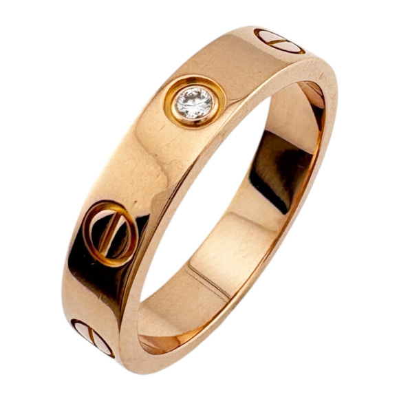 Cartier Jewelry - CARTIER 18k Gold Diamond Love Ring